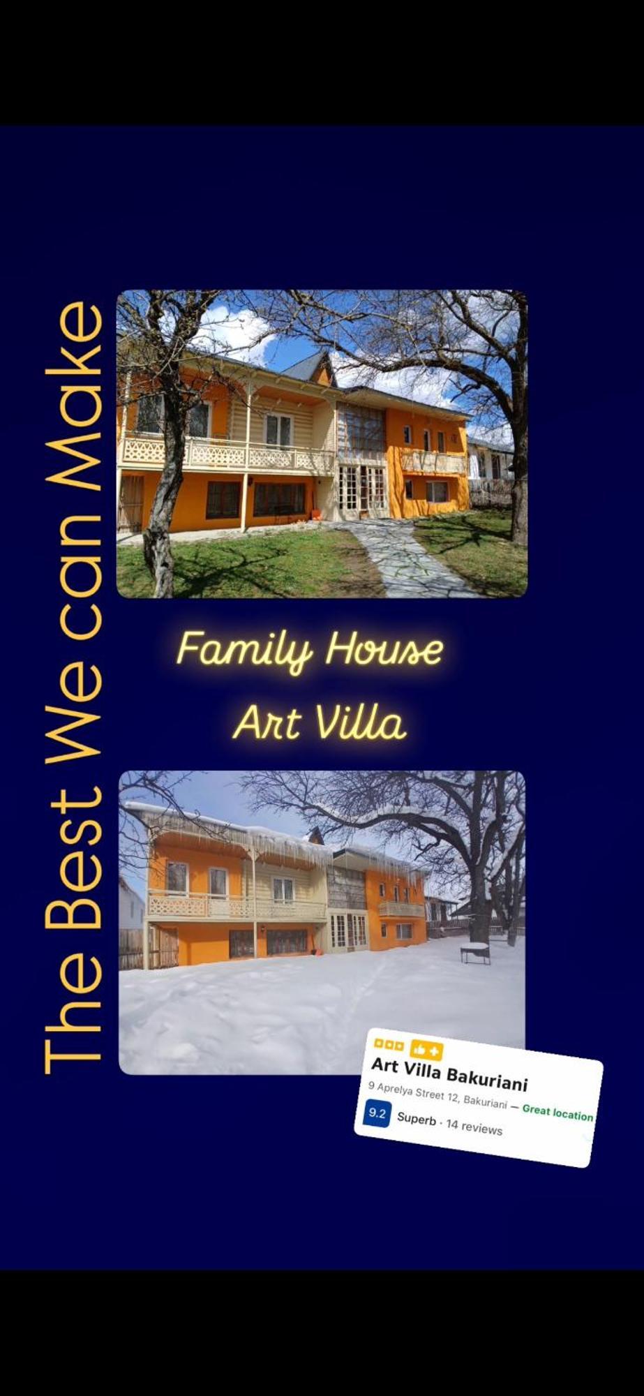 Art Villa Bakuriani Exteriér fotografie